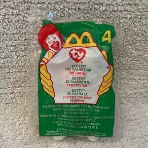 Mini beanie baby dotty the Dalmatian
